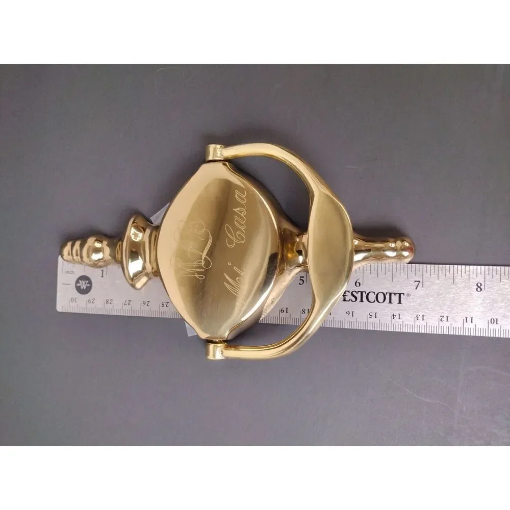 Vintage Gold‎ Color Finial Shaped Door Knocker MI CASA Size 7